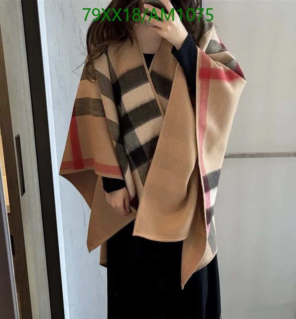 Burberry-Scarves Code: AM1075 $: 79USD