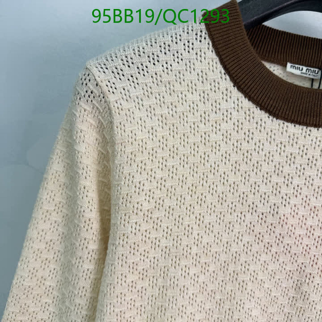 Miu Miu-Clothing Code: QC1293 $: 95USD