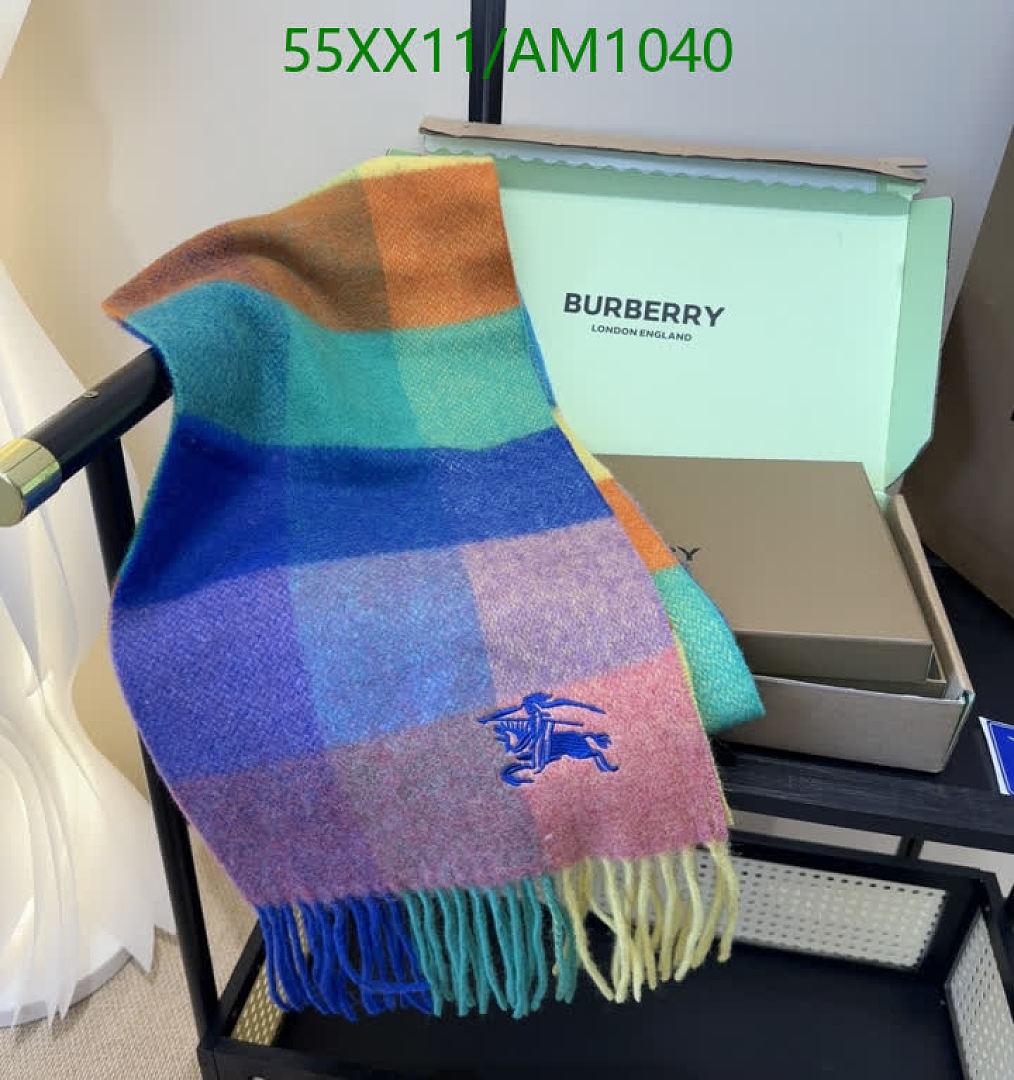 Burberry-Scarves Code: AM1040 $: 55USD
