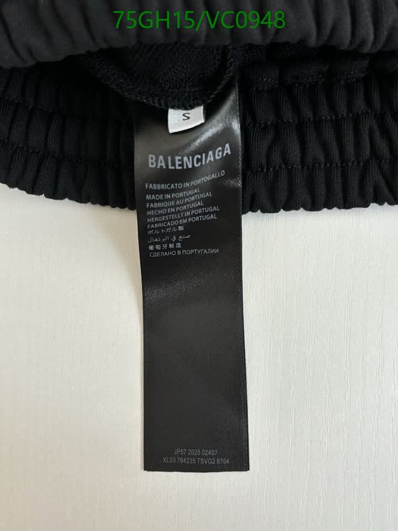 Balenciaga-Clothing Code: VC0948 $: 75USD