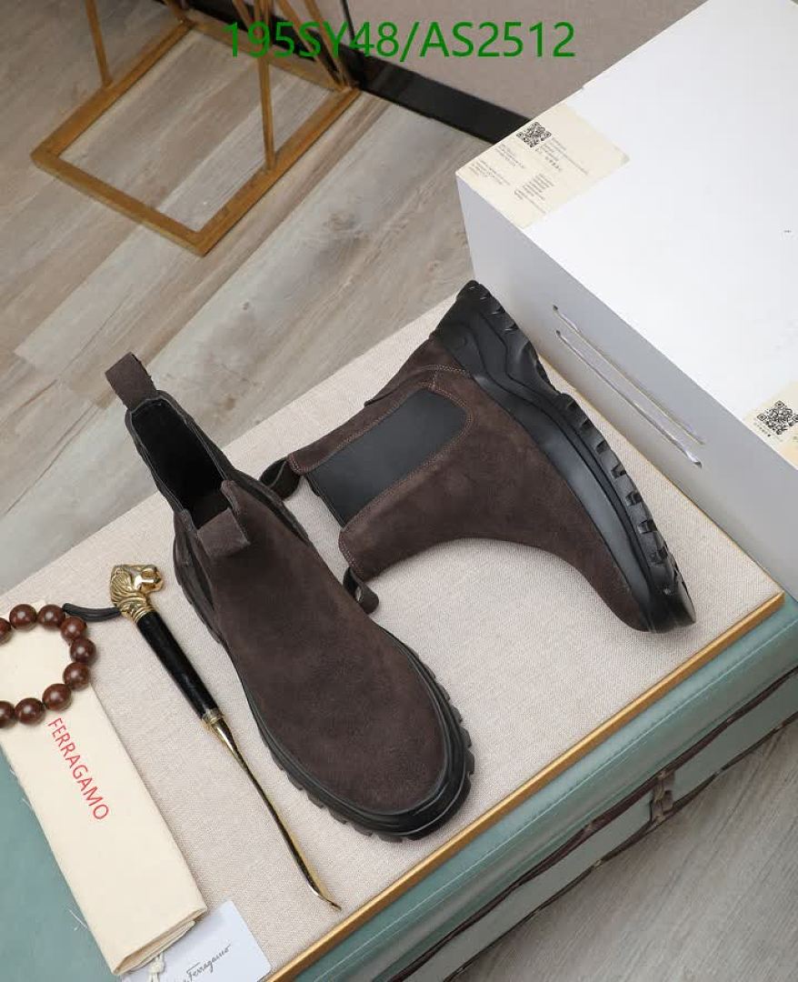 Ferragamo-Men shoes Code: AS2512 $: 195USD