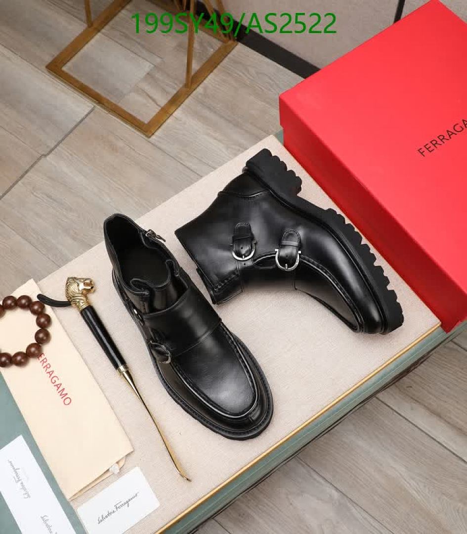 Ferragamo-Men shoes Code: AS2522 $: 199USD