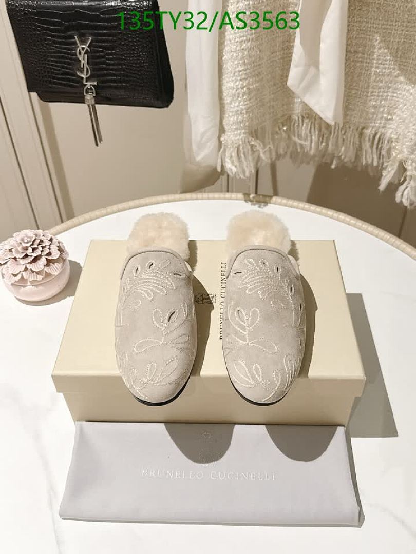 Brunello Cucinelli-Women Shoes Code: AS3563 $: 135USD