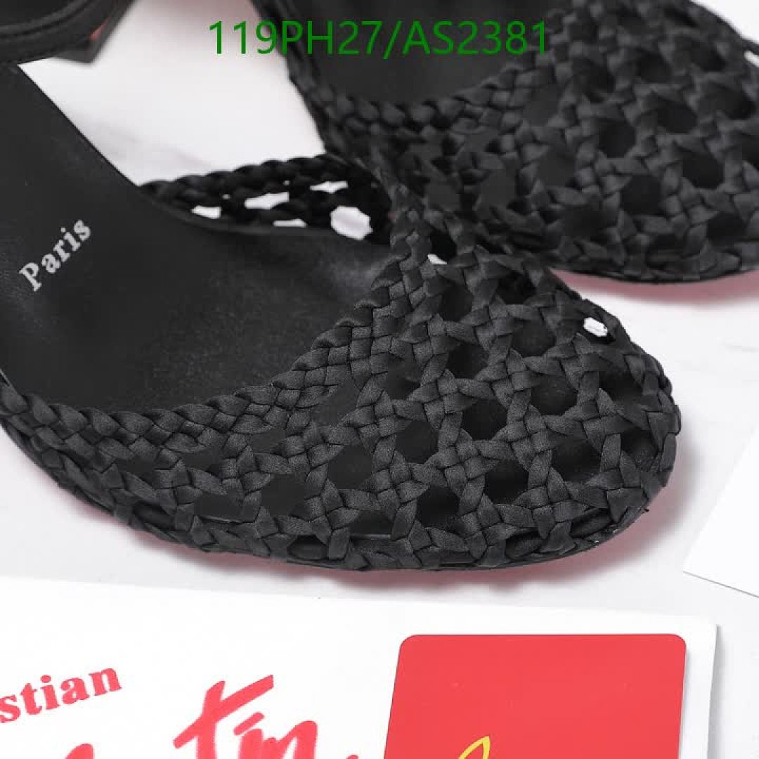 Christian Louboutin-Women Shoes Code: AS2381 $: 119USD