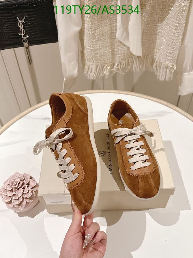 Brunello Cucinelli-Women Shoes Code: AS3534 $: 119USD