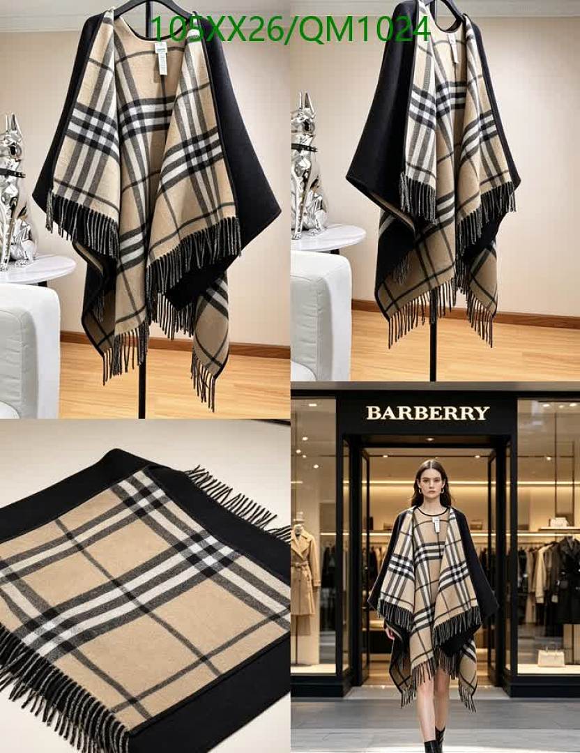 Burberry-Scarves Code: QM1024 $: 105USD