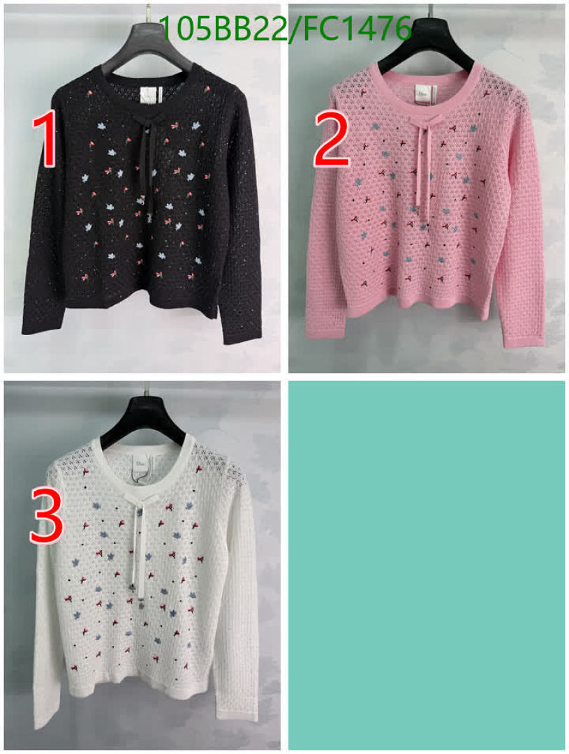 Dior-Clothing Code: FC1476 $: 105USD