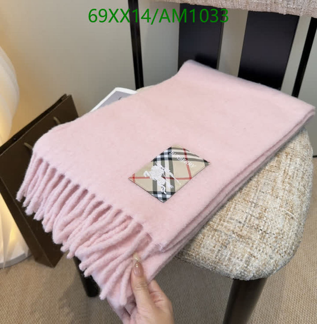 Burberry-Scarves Code: AM1033 $: 69USD