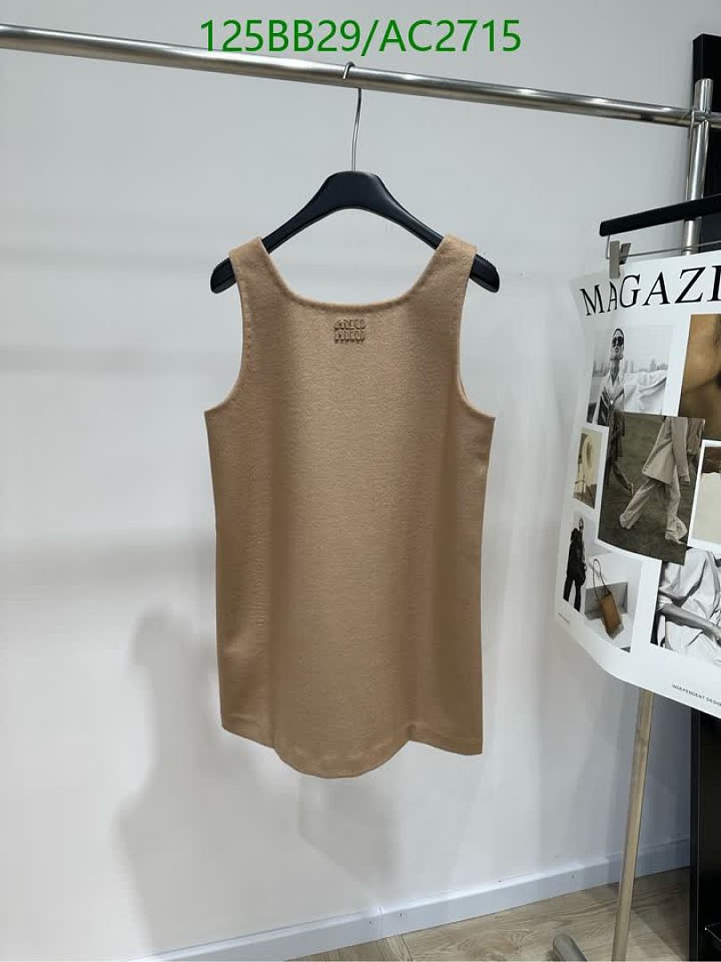 Miu Miu-Clothing Code: AC2715 $: 125USD