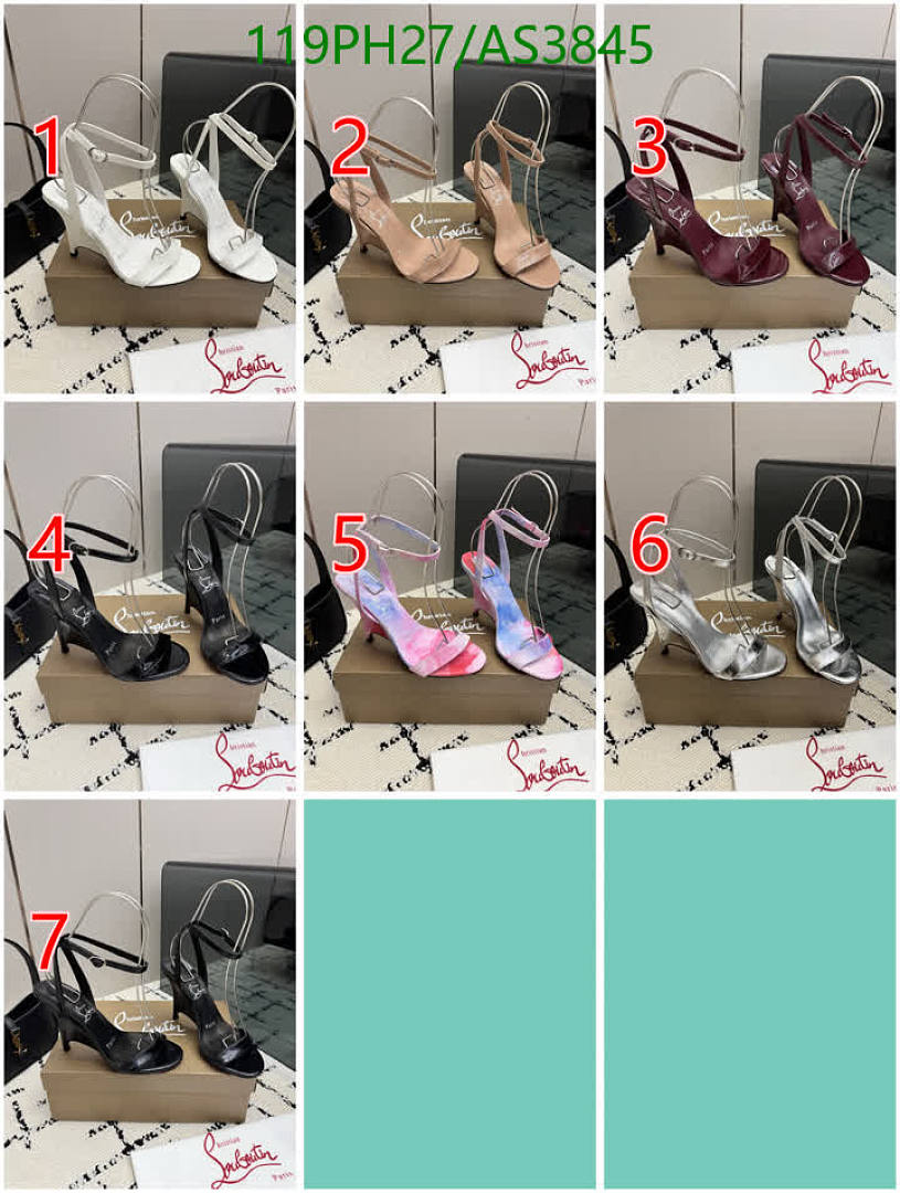 Christian Louboutin-Women Shoes Code: AS3845 $: 119USD