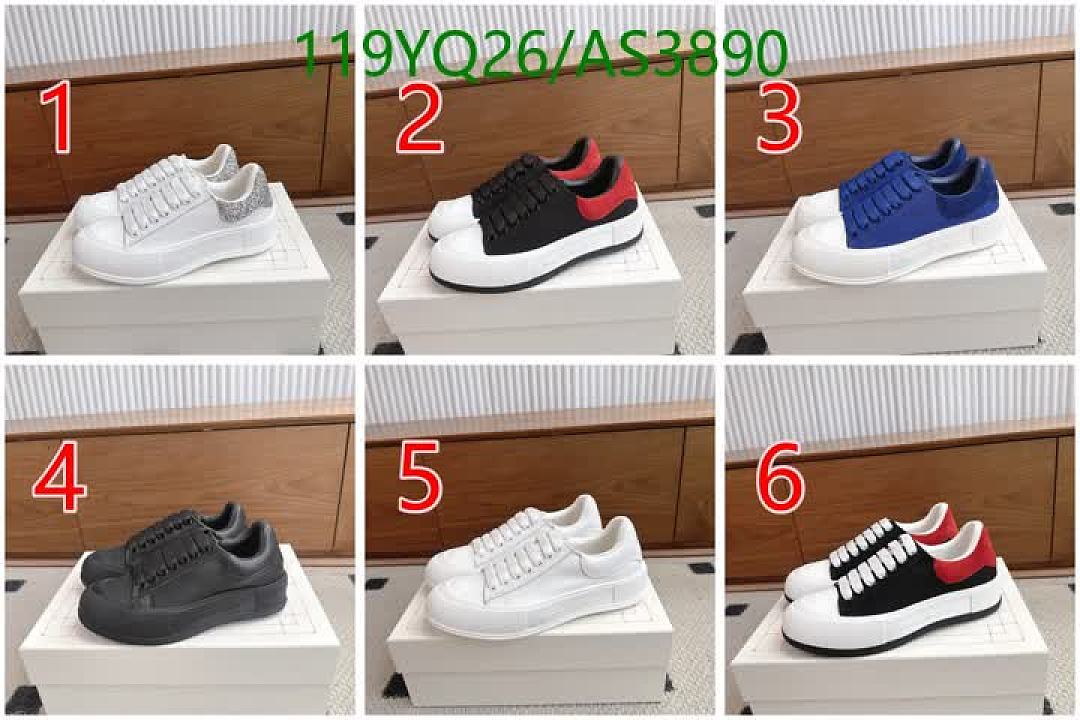 Alexander Mcqueen-Men shoes Code: AS3890 $: 119USD