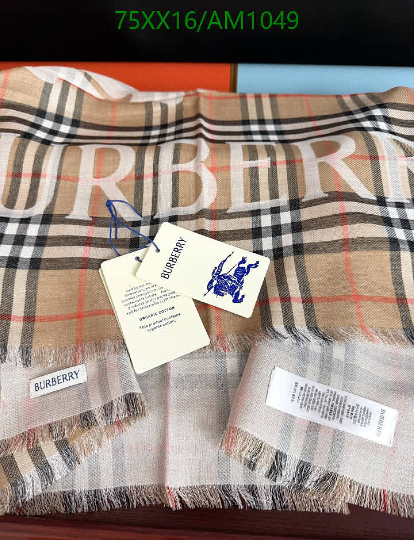Burberry-Scarves Code: AM1049 $: 75USD