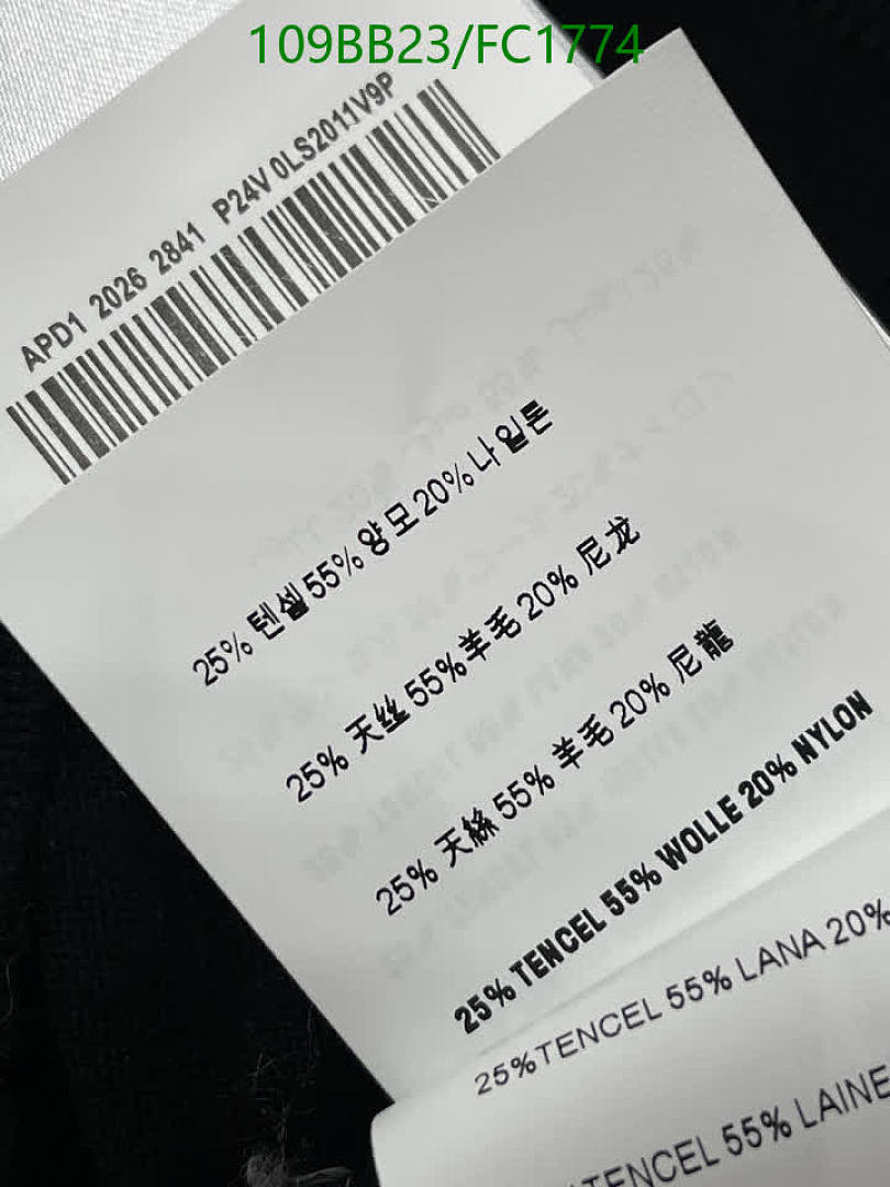 Miu Miu-Clothing Code: FC1774 $: 109USD