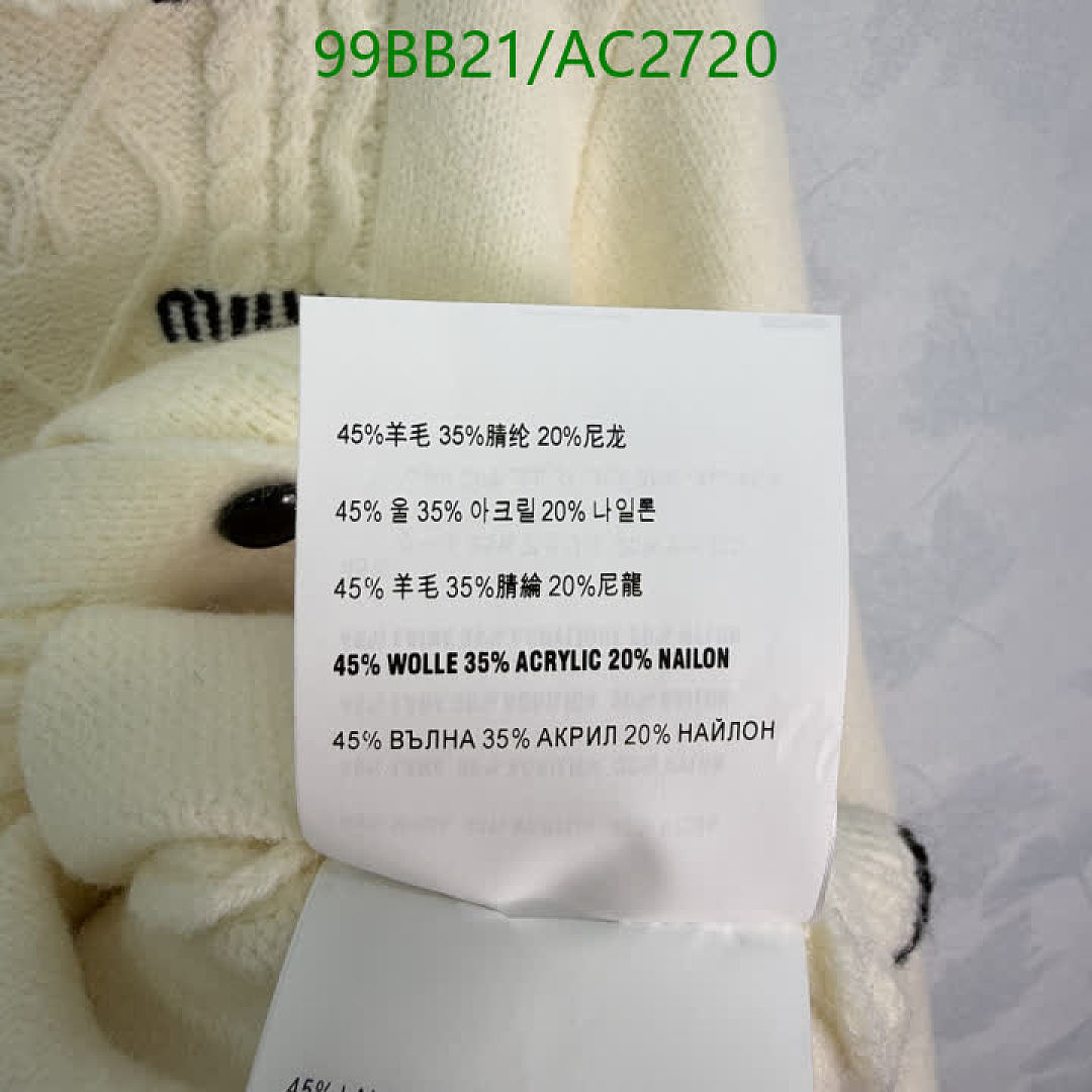 Miu Miu-Clothing Code: AC2720 $: 99USD