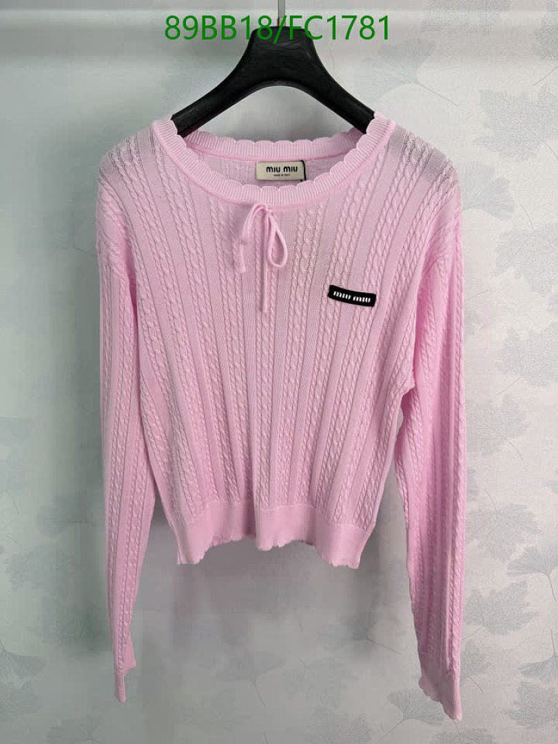 Miu Miu-Clothing Code: FC1781 $: 89USD
