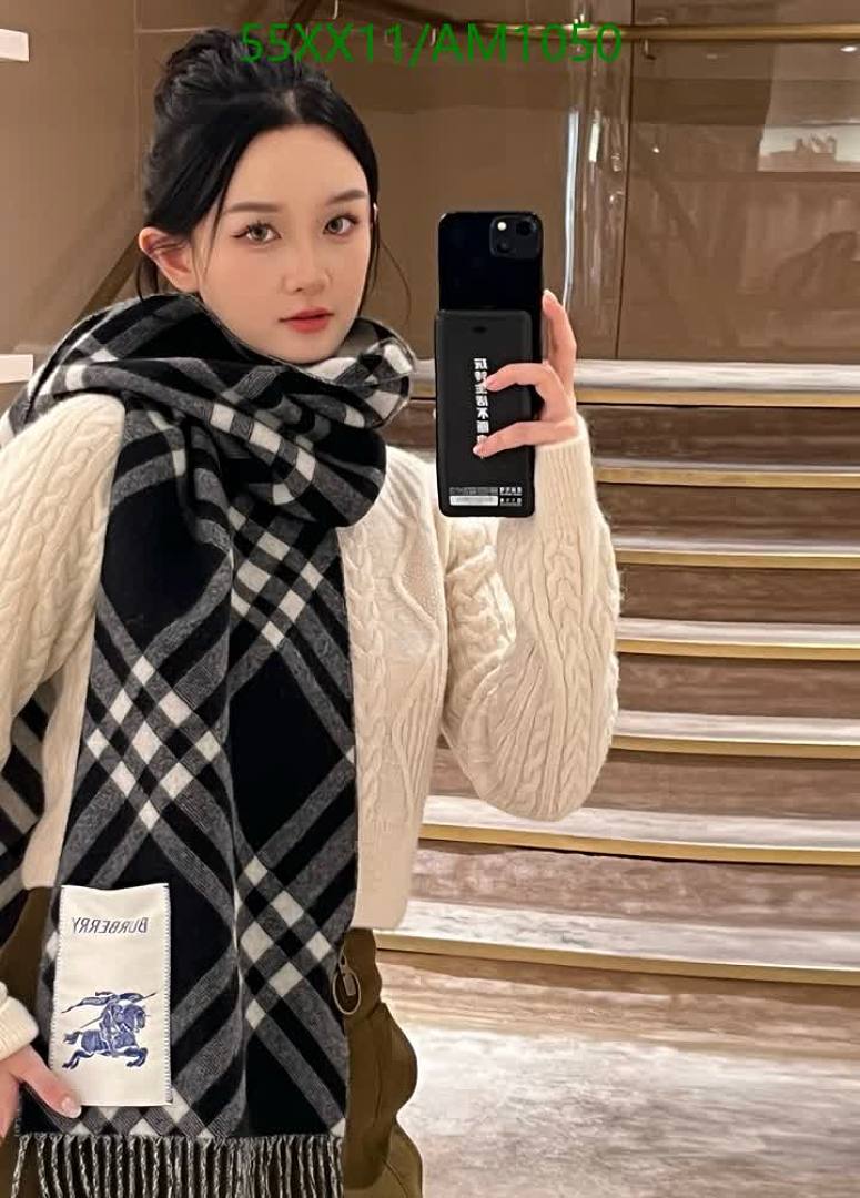 Burberry-Scarves Code: AM1050 $: 55USD