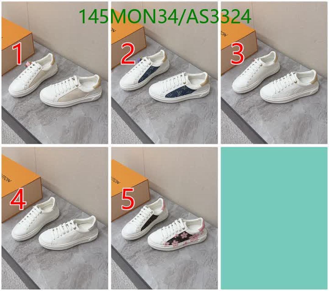 LV-Women Shoes Code: AS3324 $: 145USD