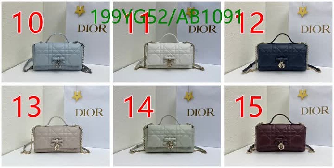 Dior-BagsMirror Quality Code: AB1091 $: 199USD