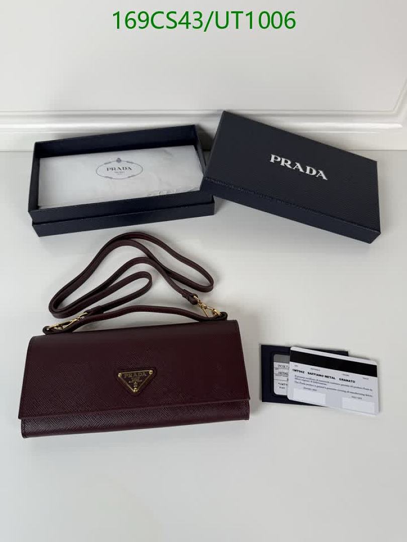 Prada-WalletsMirror Quality Code: UT1006 $: 169USD
