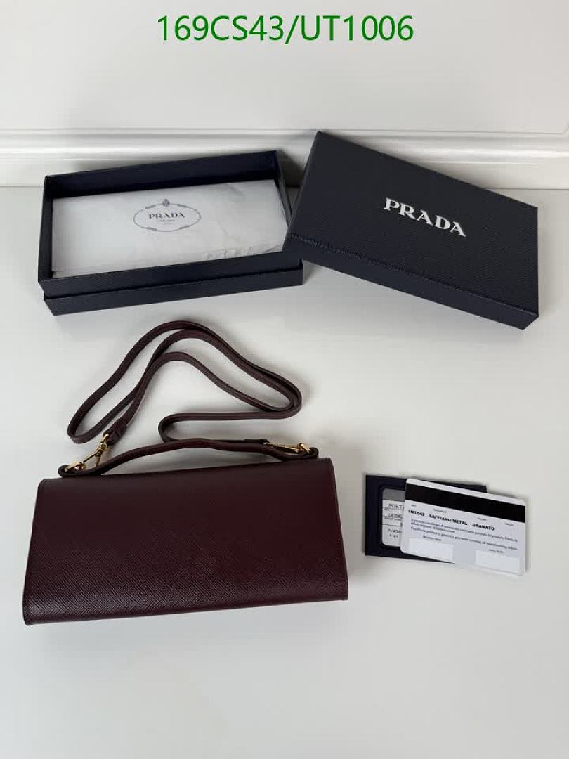 Prada-WalletsMirror Quality Code: UT1006 $: 169USD