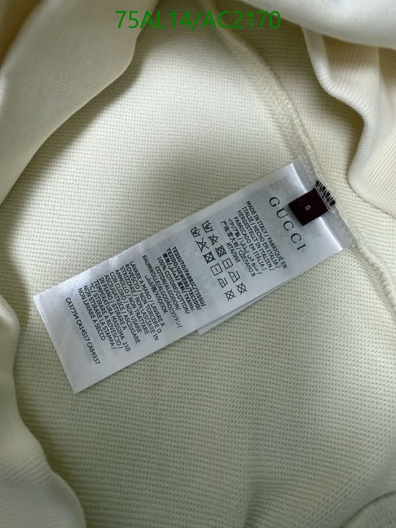 Gucci-Clothing Code: AC2170 $: 75USD