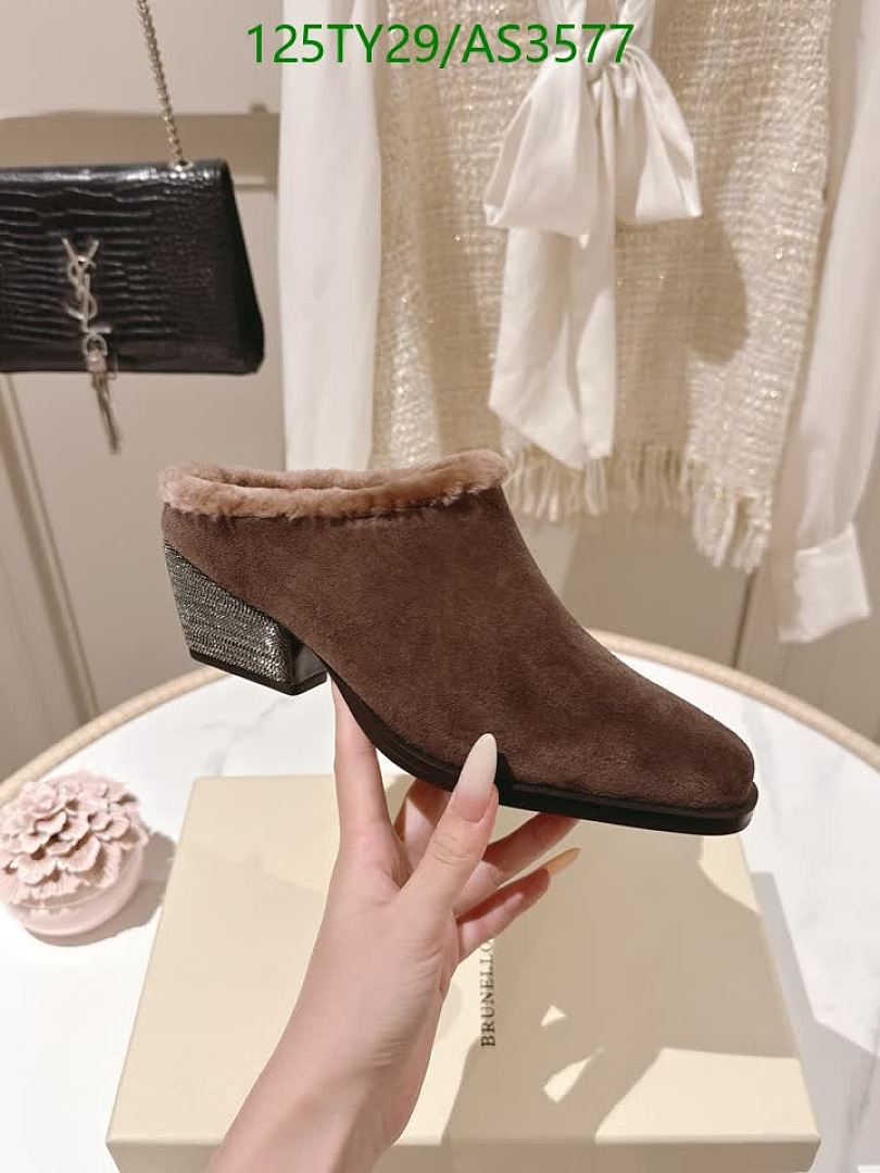 Brunello Cucinelli-Women Shoes Code: AS3577 $: 125USD