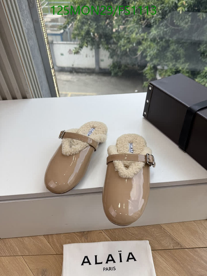 Alaia-Women Shoes Code: FS1113 $: 125USD