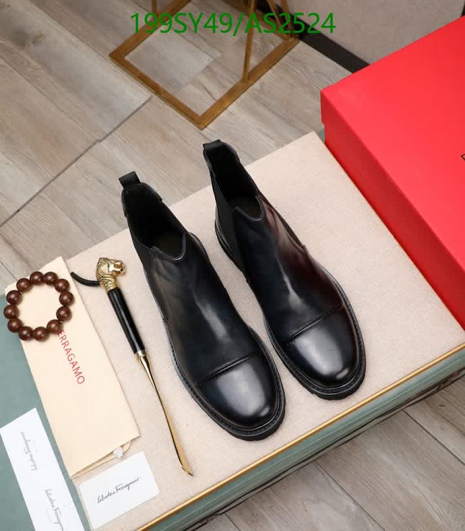 Ferragamo-Men shoes Code: AS2524 $: 199USD