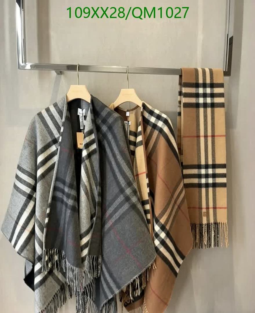 Burberry-Scarves Code: QM1027 $: 109USD