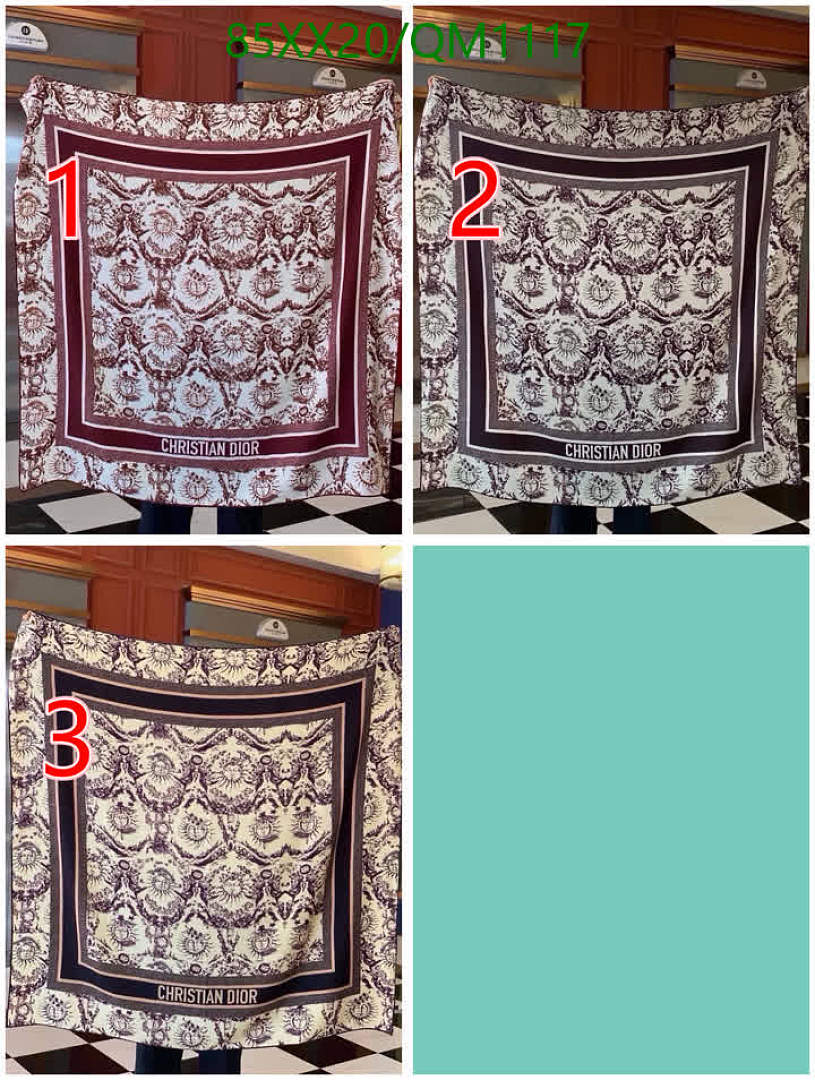 Dior-Scarves Code: QM1117 $: 85USD