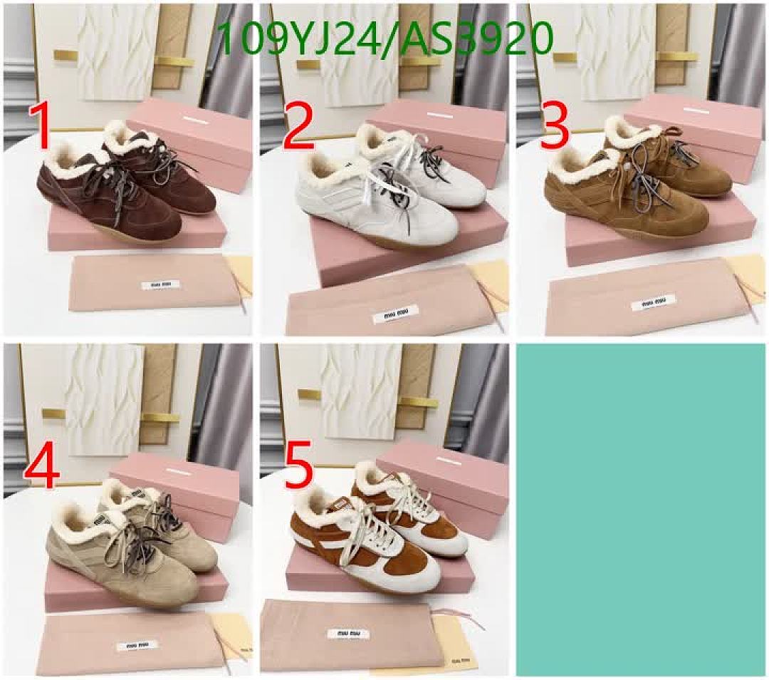 Miu Miu-Women Shoes Code: AS3920 $: 109USD