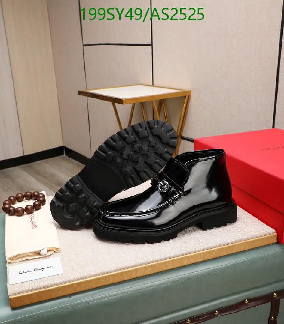 Ferragamo-Men shoes Code: AS2525 $: 199USD