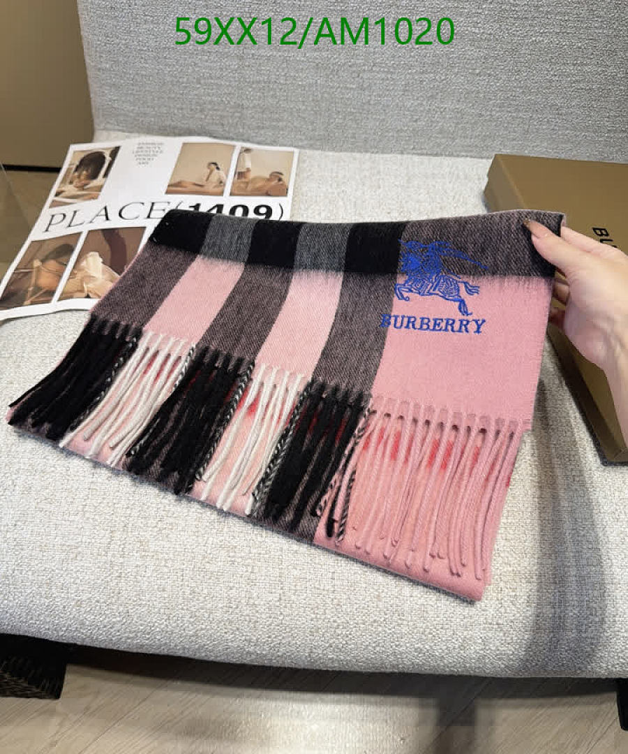 Burberry-Scarves Code: AM1020 $: 59USD