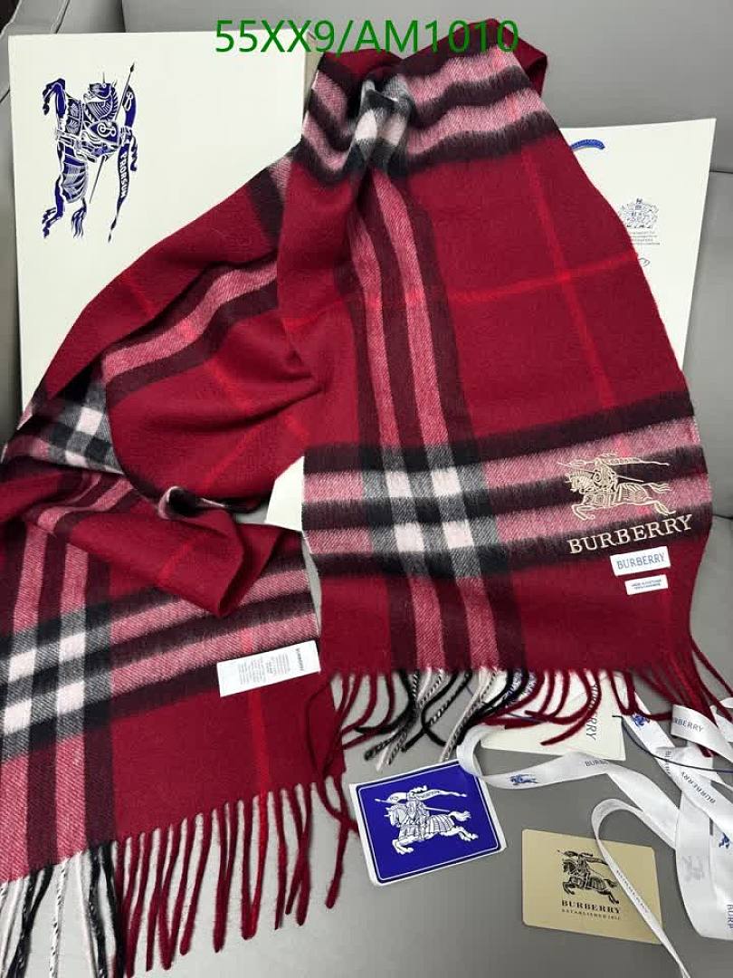 Burberry-Scarves Code: AM1010 $: 55USD