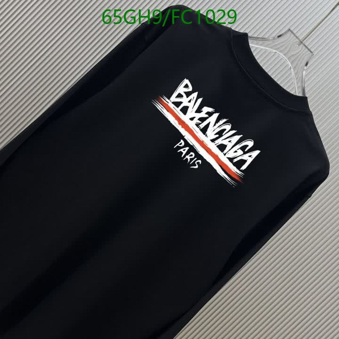 Balenciaga-Clothing Code: FC1029 $: 65USD