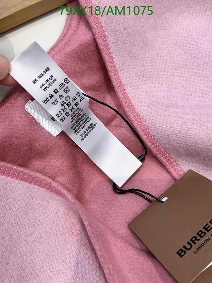 Burberry-Scarves Code: AM1075 $: 79USD