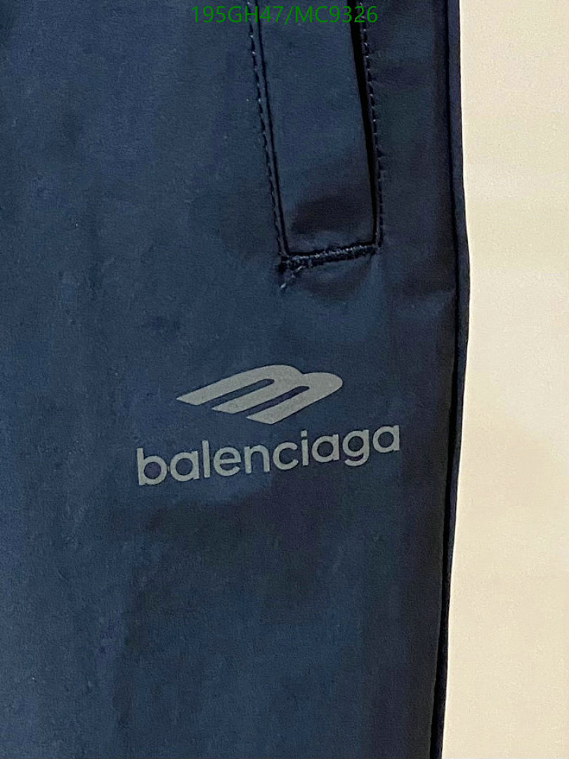 Balenciaga-Clothing Code: MC9326 $: 195USD