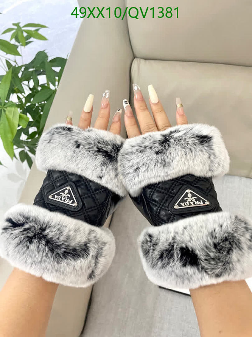 Prada-Gloves Code: QV1381 $: 49USD