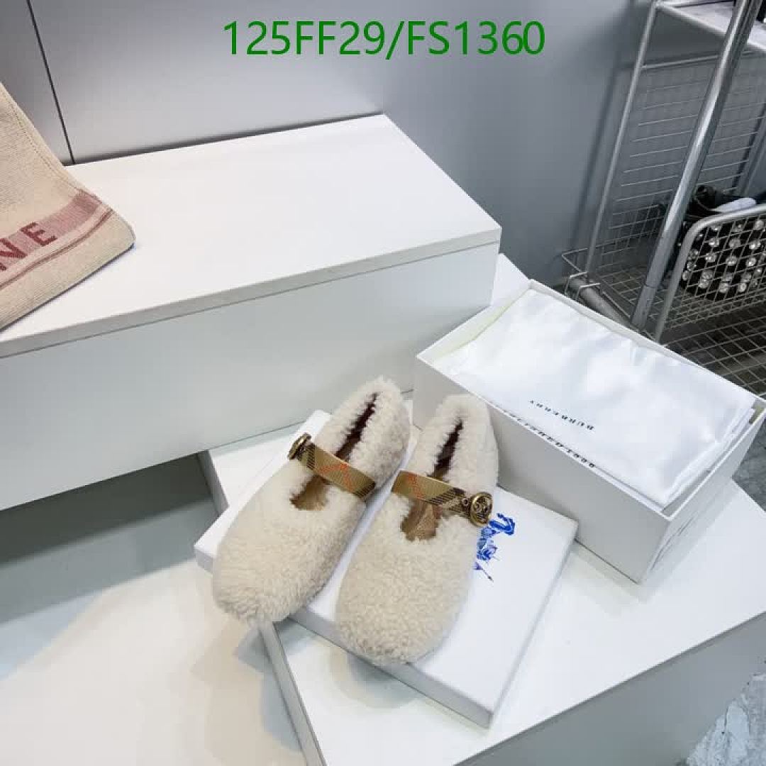 Burberry-Women Shoes Code: FS1360 $: 125USD