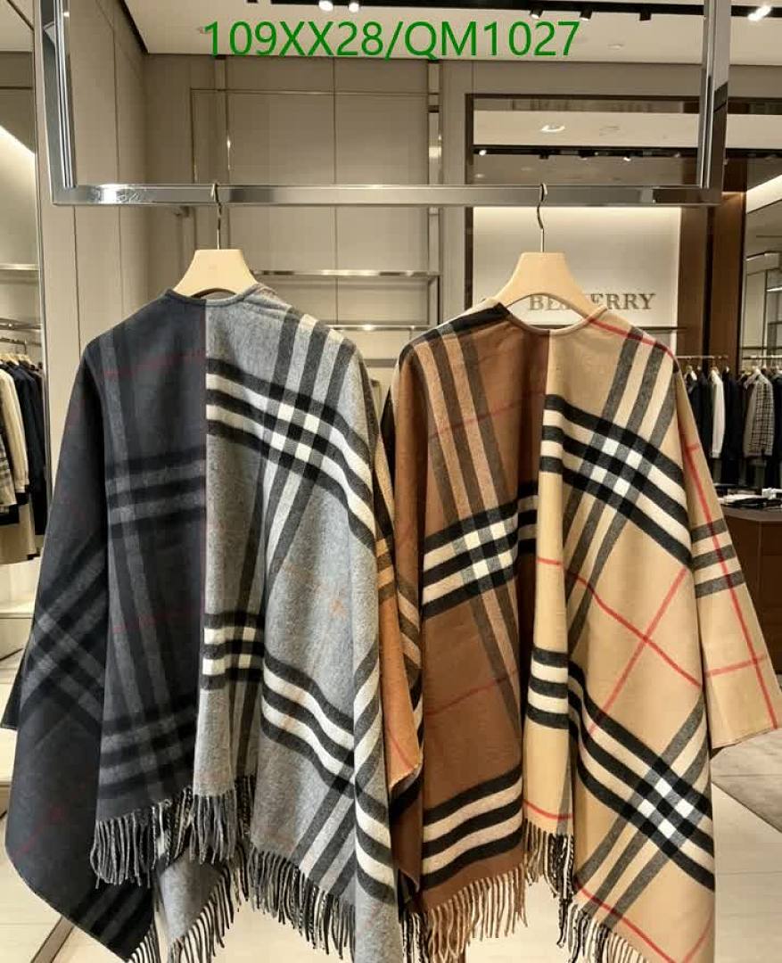Burberry-Scarves Code: QM1027 $: 109USD