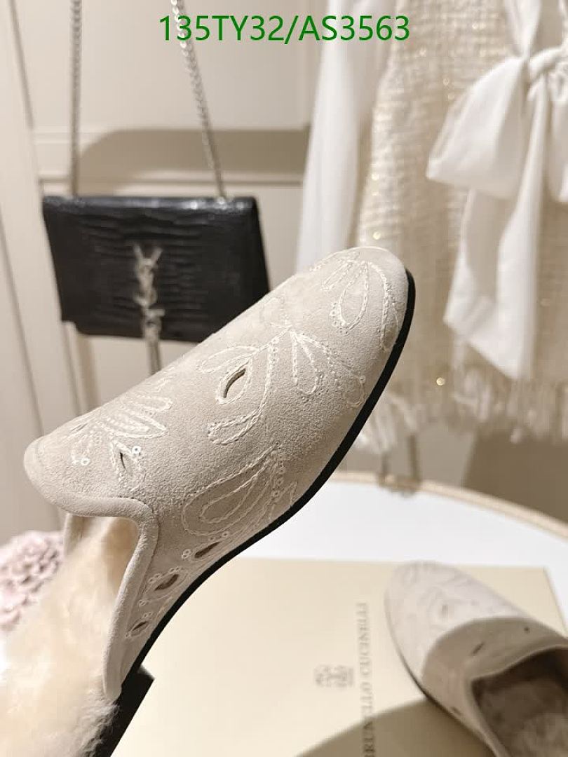 Brunello Cucinelli-Women Shoes Code: AS3563 $: 135USD