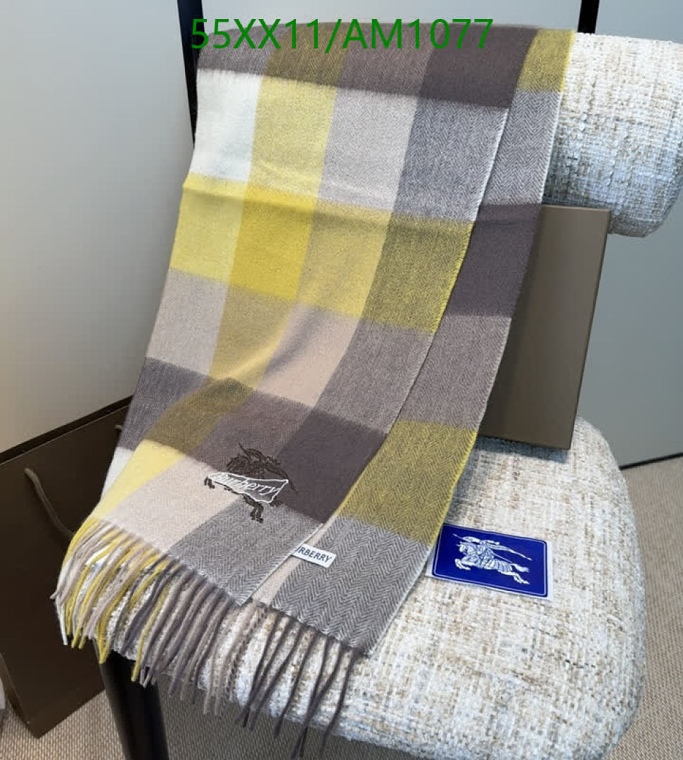 Burberry-Scarves Code: AM1077 $: 55USD