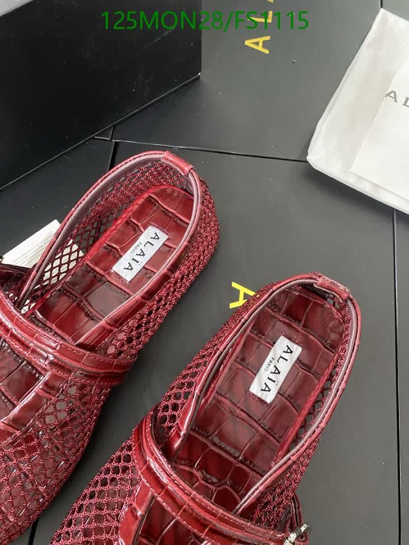 Alaia-Women Shoes Code: FS1115 $: 125USD
