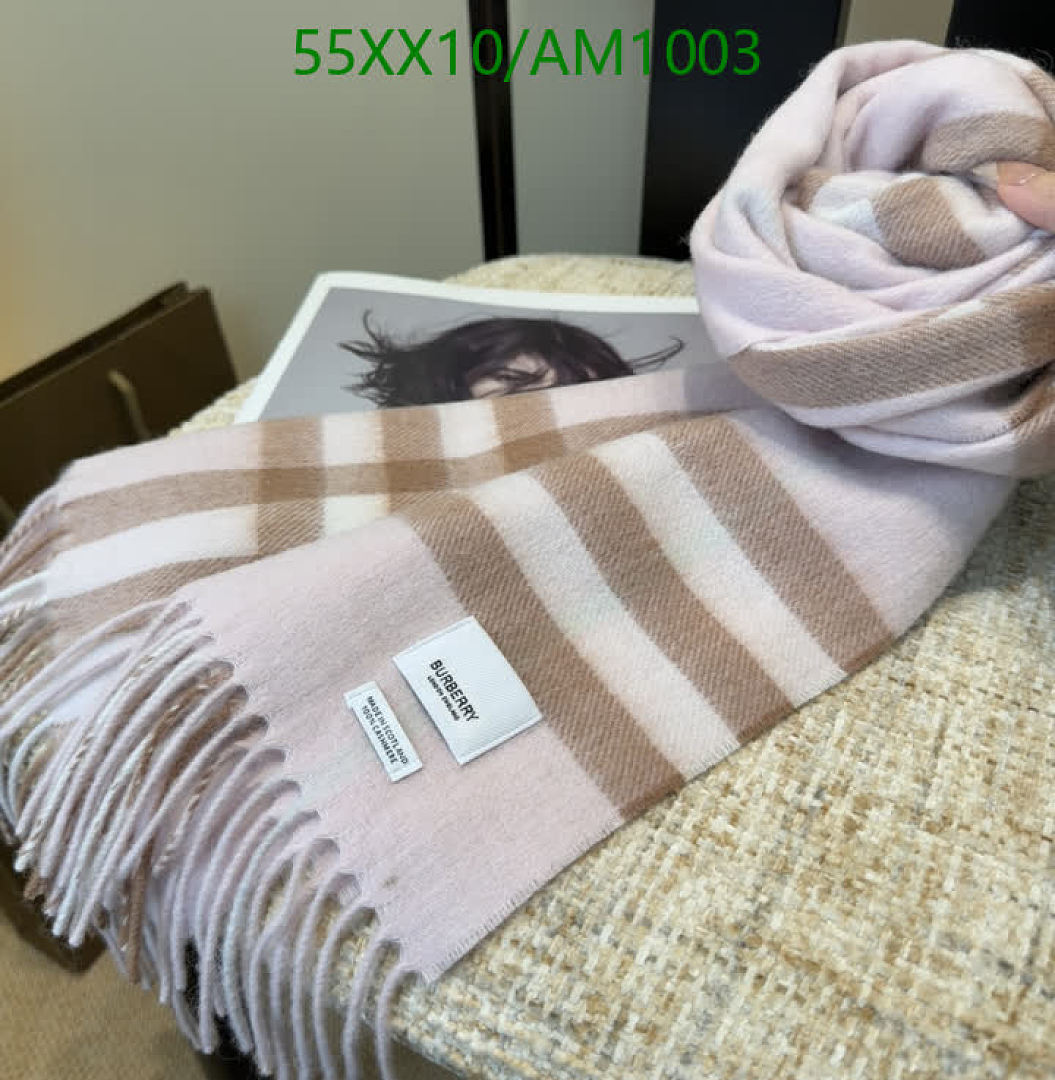 Burberry-Scarves Code: AM1003 $: 55USD