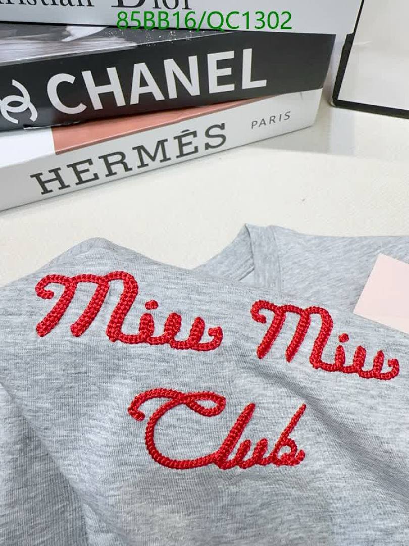 Miu Miu-Clothing Code: QC1302 $: 85USD