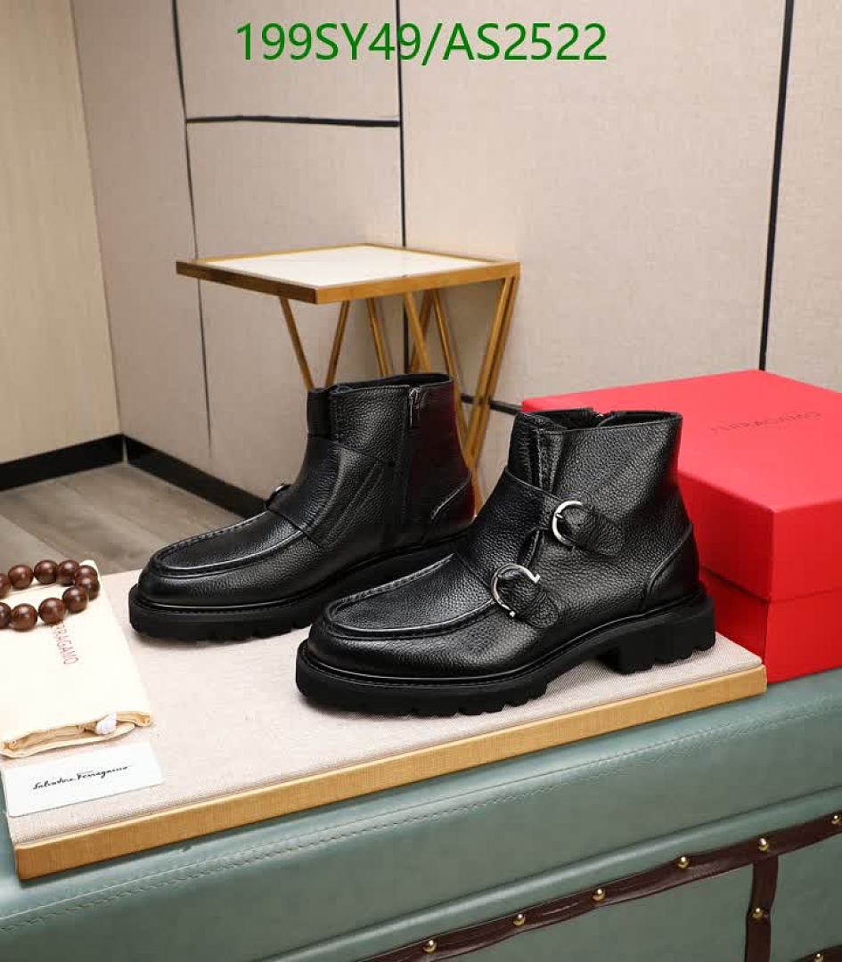 Ferragamo-Men shoes Code: AS2522 $: 199USD