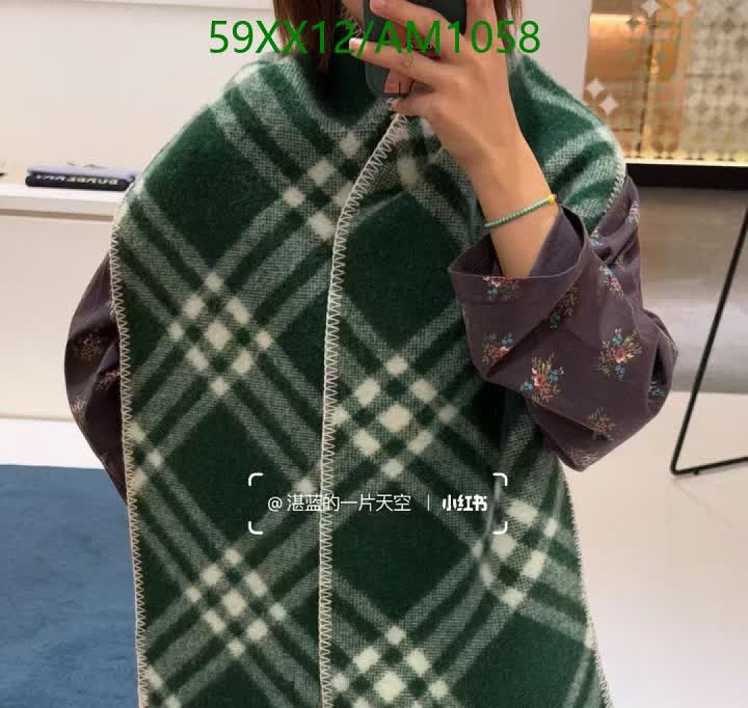 Burberry-Scarves Code: AM1058 $: 59USD