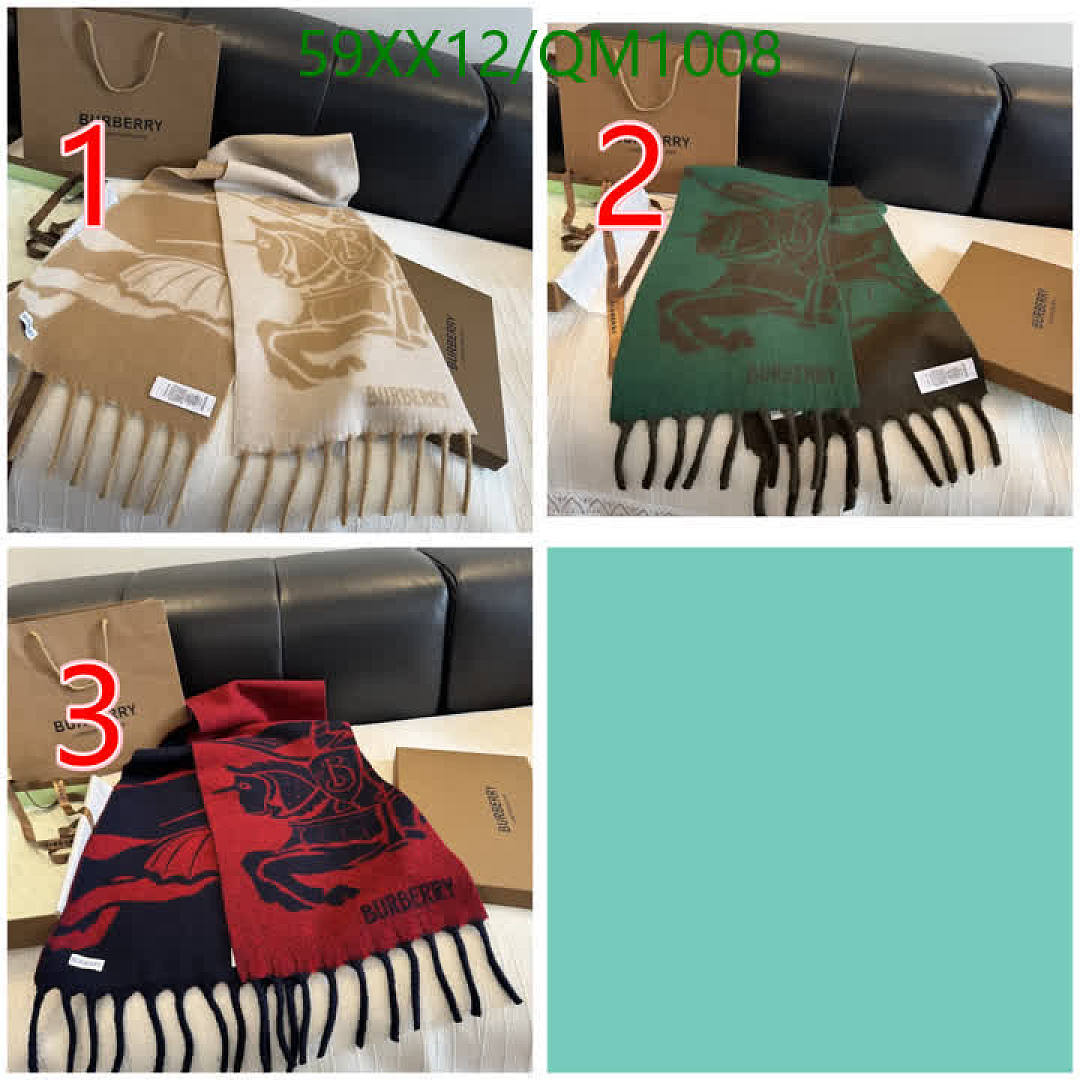 Burberry-Scarves Code: QM1008 $: 59USD