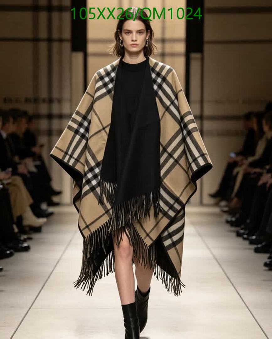 Burberry-Scarves Code: QM1024 $: 105USD