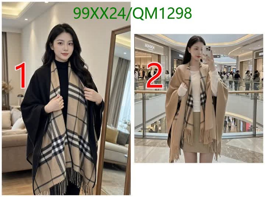 Burberry-Scarves Code: QM1298 $: 99USD